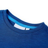 VidaXL Chemise enfant 92 bleu foncé