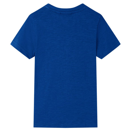 VidaXL Chemise enfant 116 bleu foncé