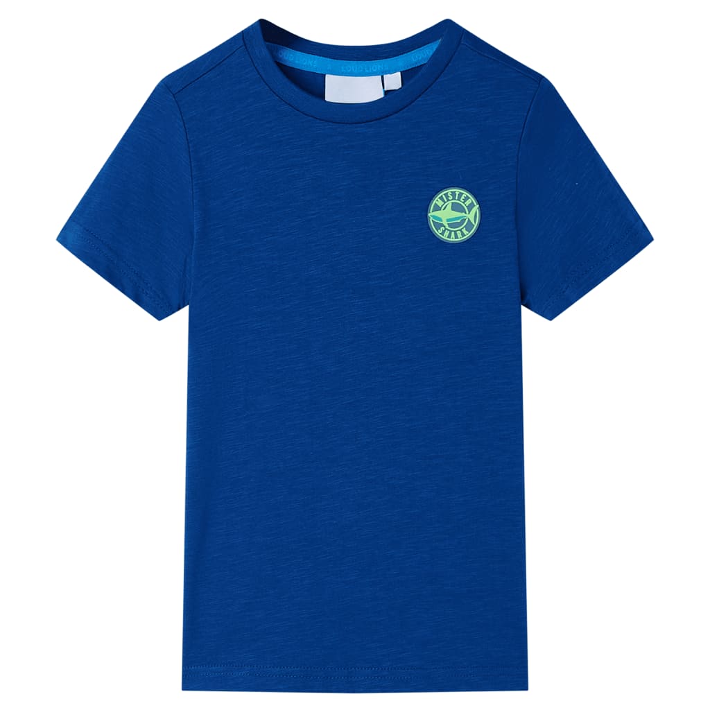 VidaXL chemise enfant 140 bleu foncé