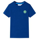 VidaXL chemise enfant 140 bleu foncé