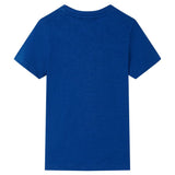 VidaXL chemise enfant 140 bleu foncé