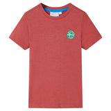 VidaXL Chemise enfant 104 couleur paprika