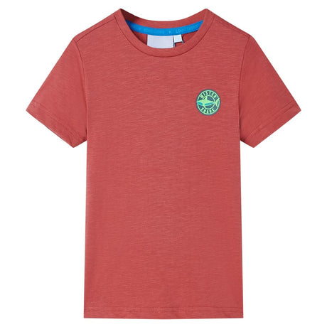 VidaXL Chemise enfant 104 couleur paprika