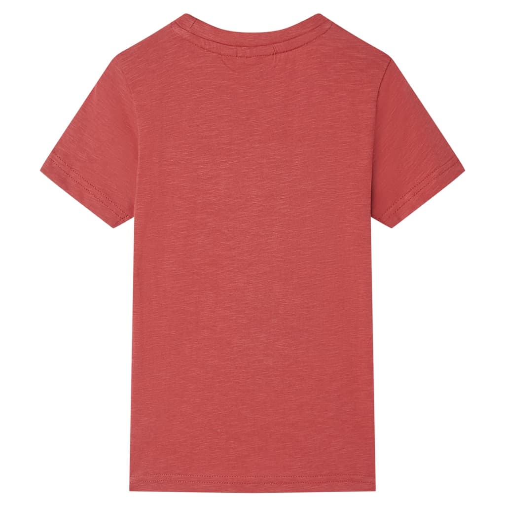 VidaXL Chemise enfant 128 couleur paprika