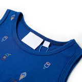 VidaXL Haut enfant 92 bleu foncé