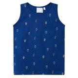 VidaXL Haut enfant 140 bleu foncé