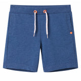 VidaXL Short enfant avec cordon de serrage 104 bleu foncé mélange