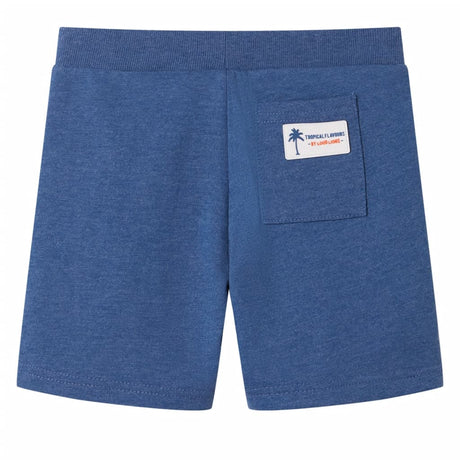 VidaXL Short enfant avec cordon de serrage 116 bleu foncé mélange
