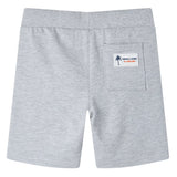 VidaXL Short enfant avec cordon de serrage 92 gris