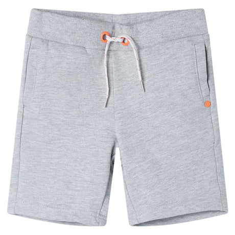 VidaXL Short enfant avec cordon de serrage 104 gris