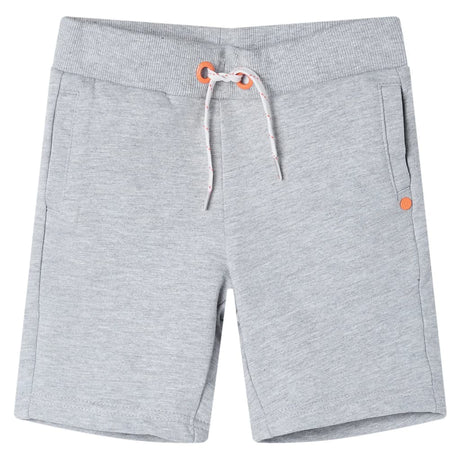 VidaXL Short enfant avec cordon de serrage 128 gris