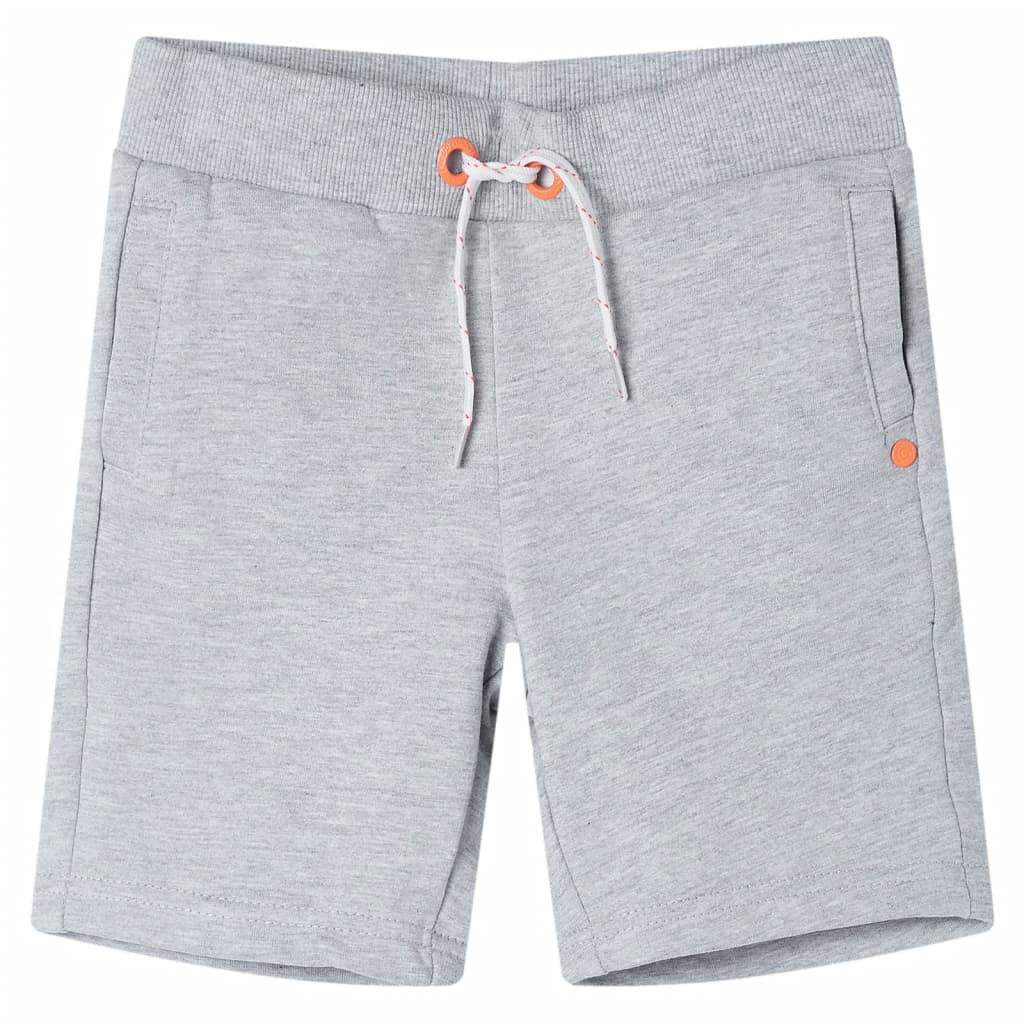 VidaXL Short enfant avec cordon de serrage 140 gris