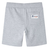 VidaXL Short enfant avec cordon de serrage 140 gris