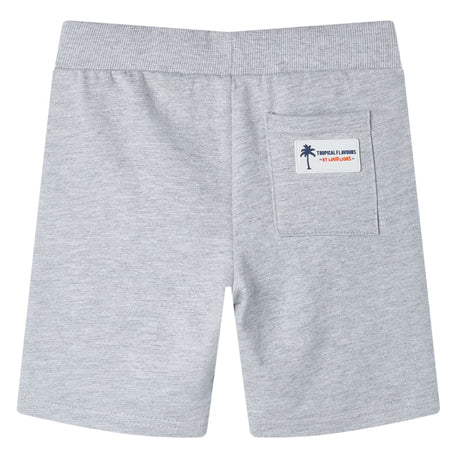 VidaXL Short enfant avec cordon de serrage 140 gris