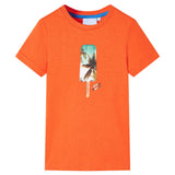 VidaXL Chemise enfant 92 orange foncé