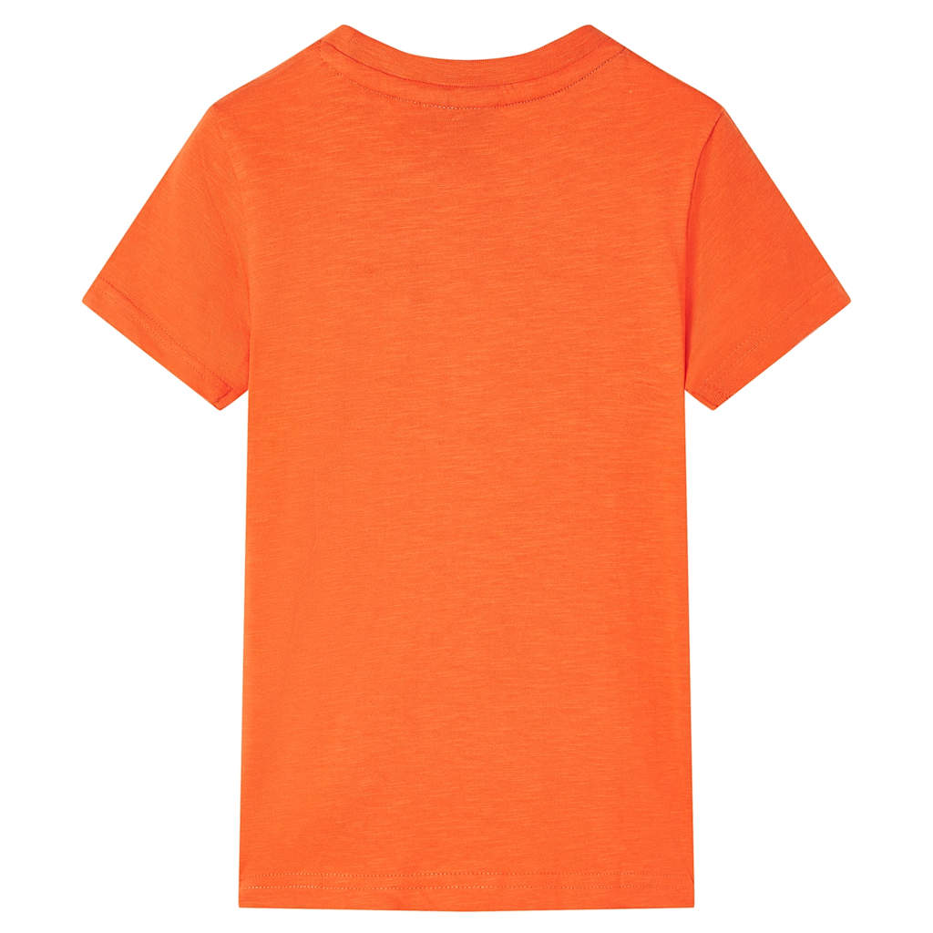 VidaXL Chemise enfant 128 orange foncé