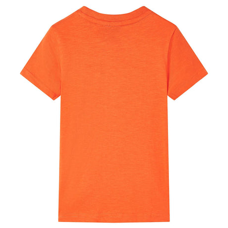 VidaXL Chemise enfant 128 orange foncé