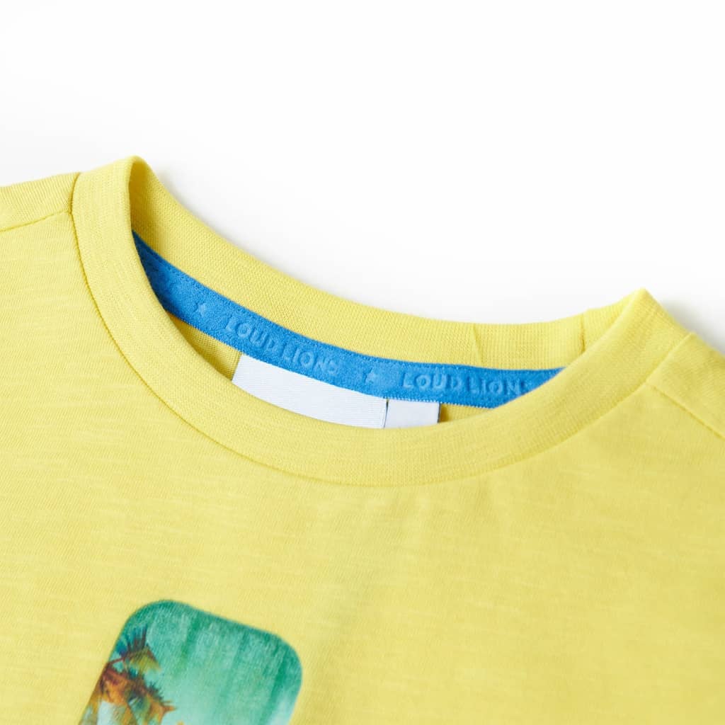 VidaXL Chemise enfant 140 jaune