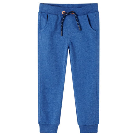 VidaXL Pantalon de survêtement pour enfants 128 bleu foncé
