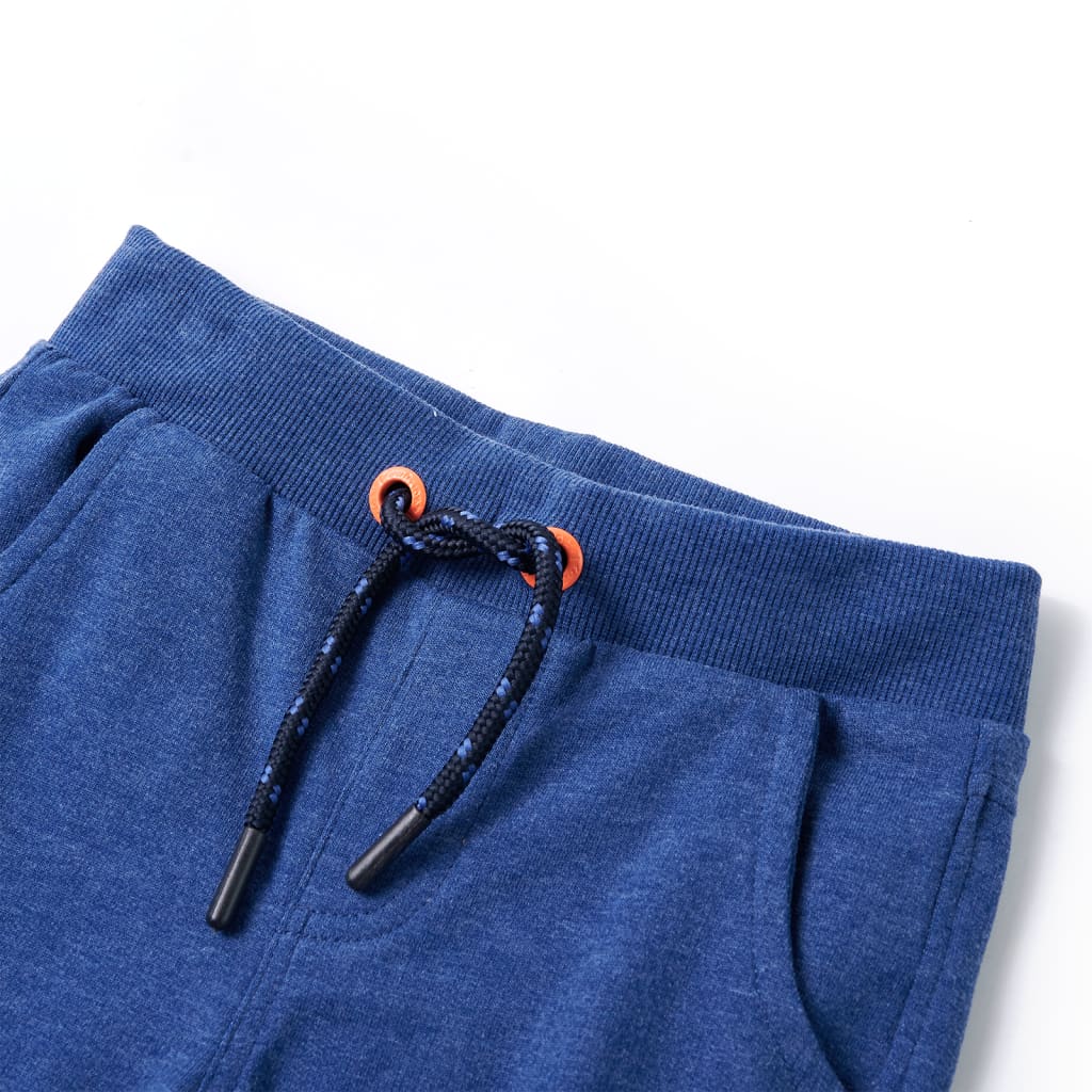VidaXL Pantalon de survêtement pour enfants 128 bleu foncé