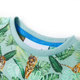 VidaXL Chemise enfant 92 vert clair mélangé