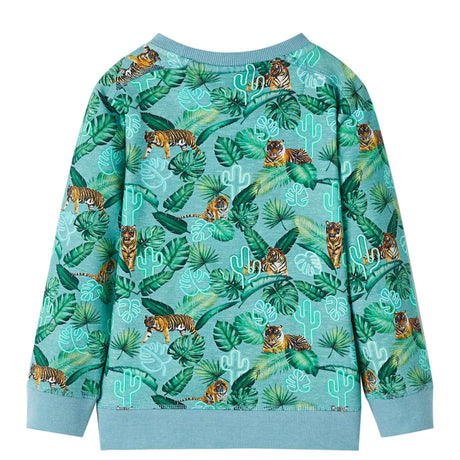 VidaXL Pull enfant 92 vert clair mélangé