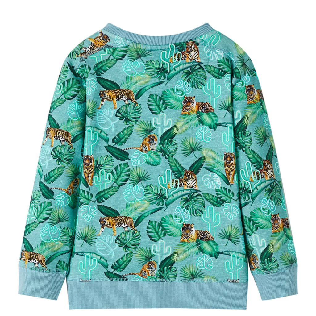 VidaXL Pull enfant 116 bleu clair mélangé