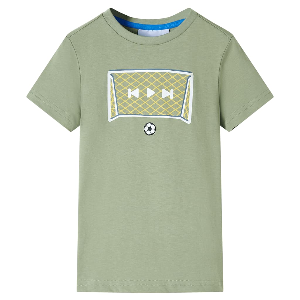 VidaXL Chemise enfant 128 kaki clair