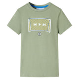 VidaXL Chemise enfant 128 kaki clair