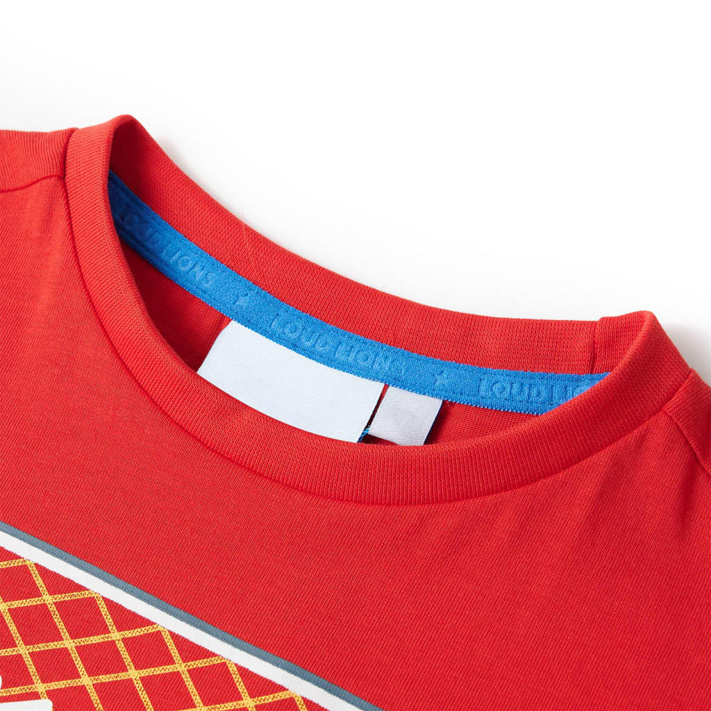 VidaXL Chemise enfant 104 rouge