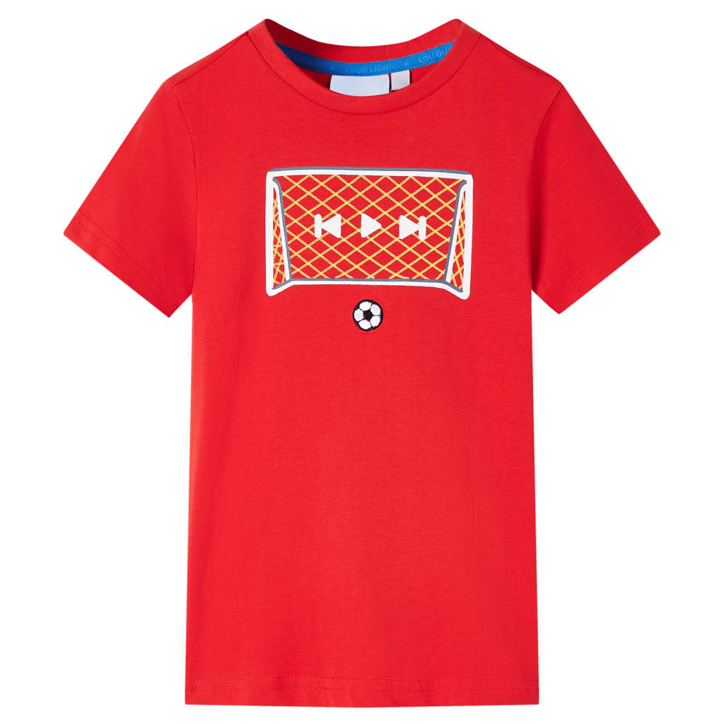 VidaXL Chemise enfant 116 rouge