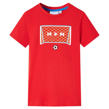VidaXL Chemise enfant 116 rouge