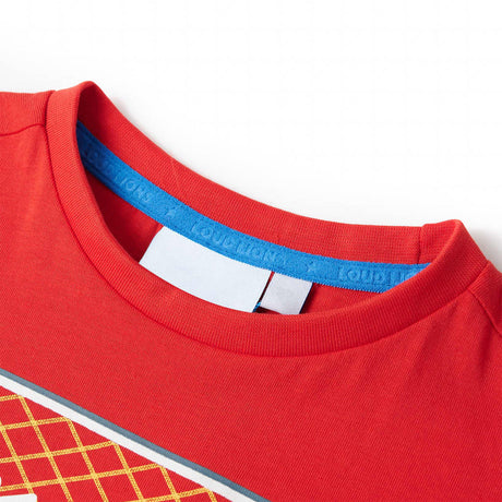 VidaXL Chemise enfant 116 rouge