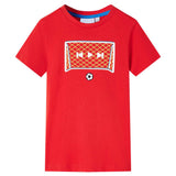 VidaXL Chemise enfant 128 rouge