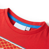 VidaXL Chemise enfant 128 rouge