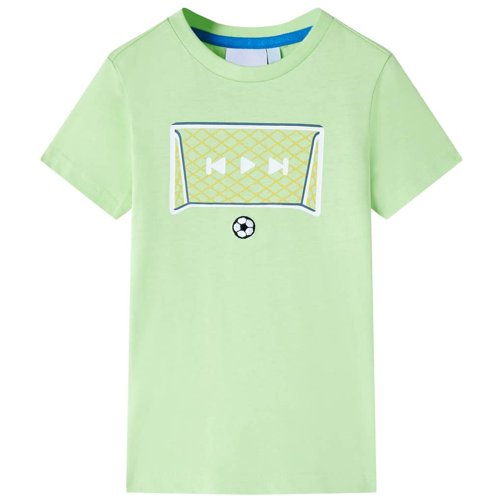 Chemise enfant VidaXL 140 vert citron