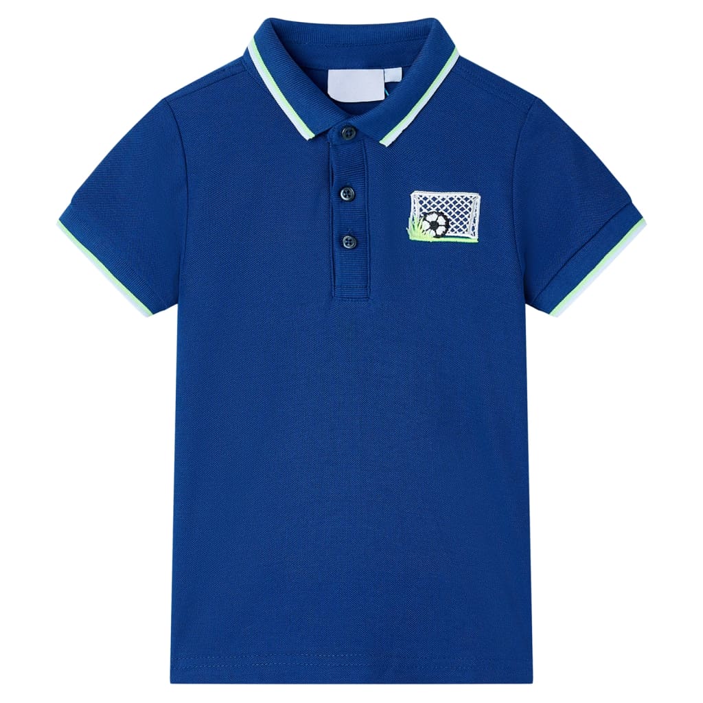 VidaXL Polo enfant 92 bleu foncé