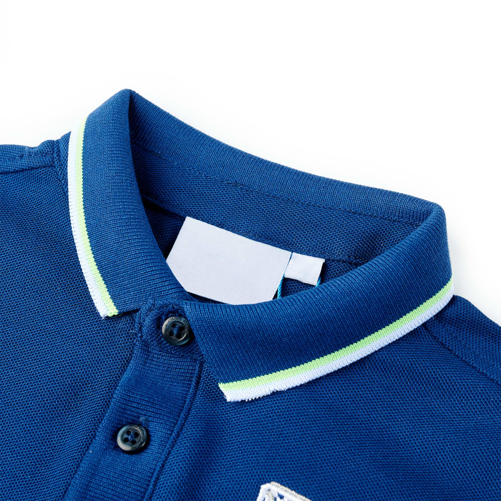 VidaXL Polo enfant 92 bleu foncé
