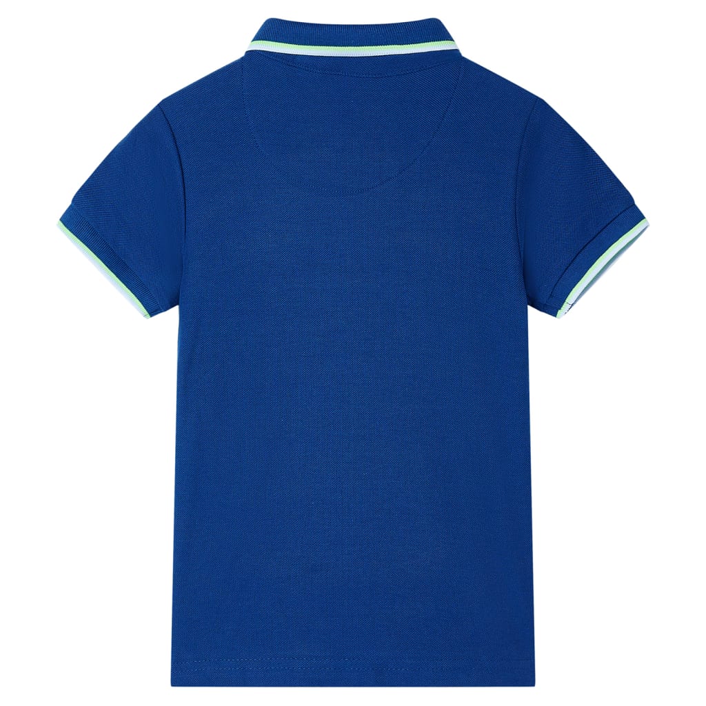VidaXL Polo enfant 128 bleu foncé