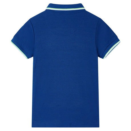 VidaXL Polo enfant 128 bleu foncé
