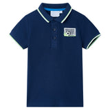 VidaXL Polo enfant 92 bleu marine