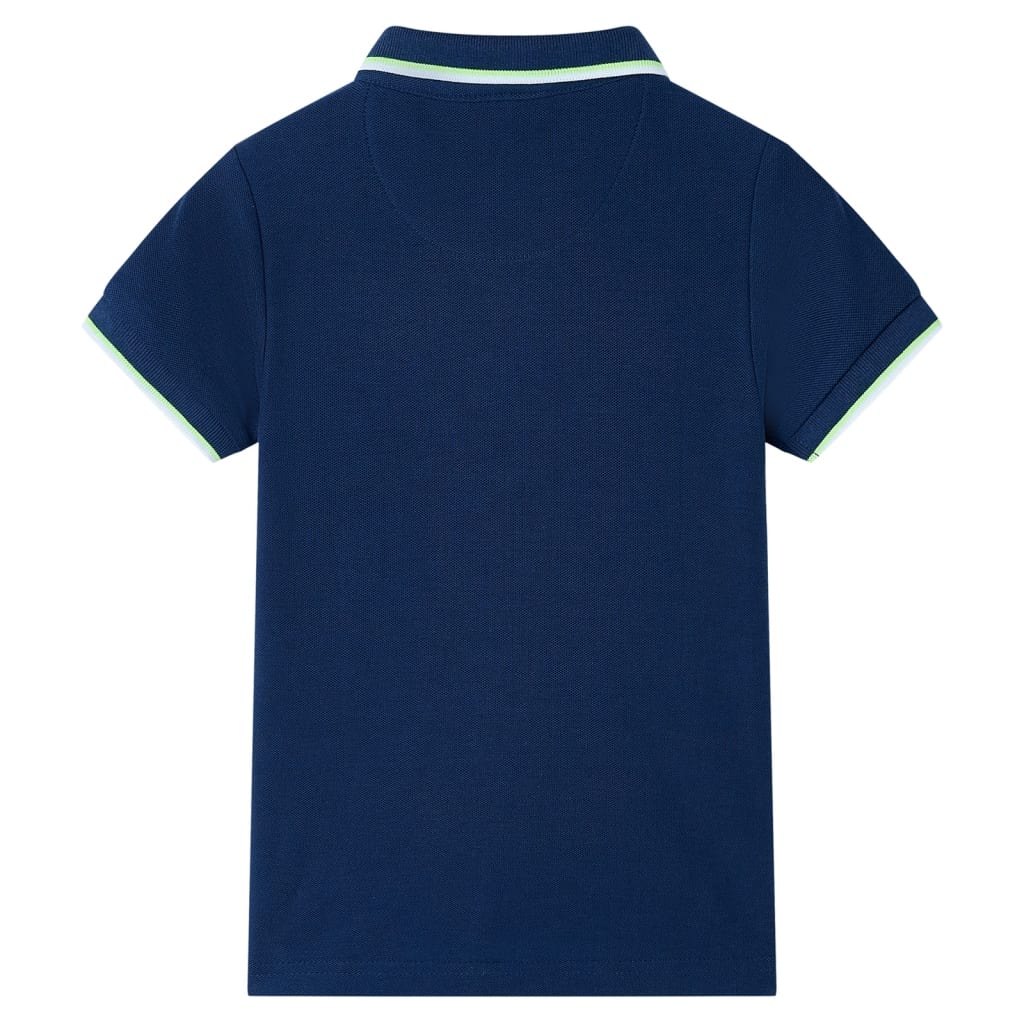VidaXL Polo enfant 92 bleu marine