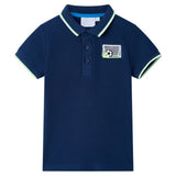 VidaXL Polo enfant 104 bleu marine