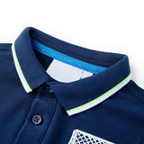 VidaXL Polo enfant 104 bleu marine