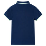 VidaXL Polo enfant 116 bleu marine