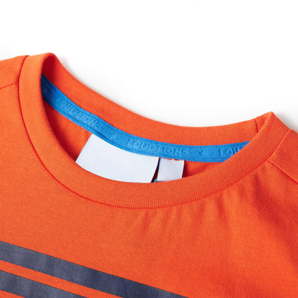 VidaXL Chemise enfant 92 orange foncé