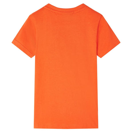 VidaXL Chemise enfant 116 orange foncé