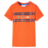 VidaXL Chemise enfant 128 orange foncé