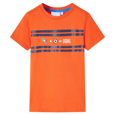 VidaXL Chemise enfant 140 orange foncé