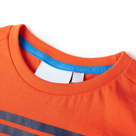 VidaXL Chemise enfant 140 orange foncé